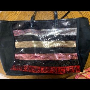 Victoria Secret Sequin Tote Bag